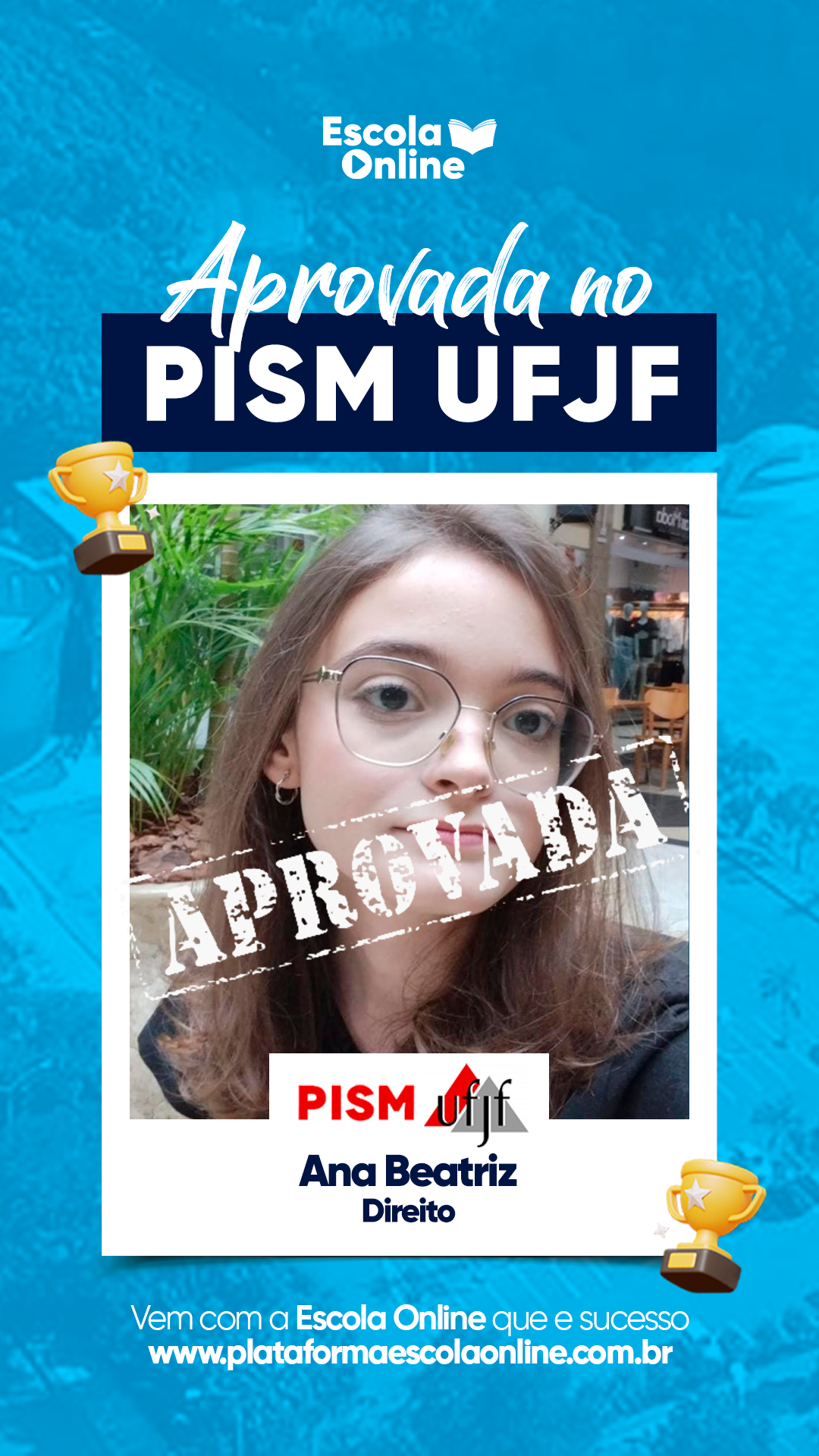 Aprovado no vestibular seriado (PISM)
