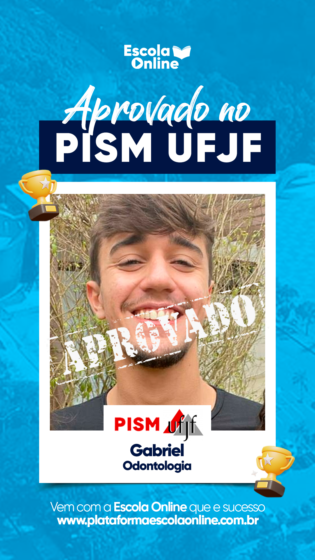 Aprovado no vestibular seriado (PISM)