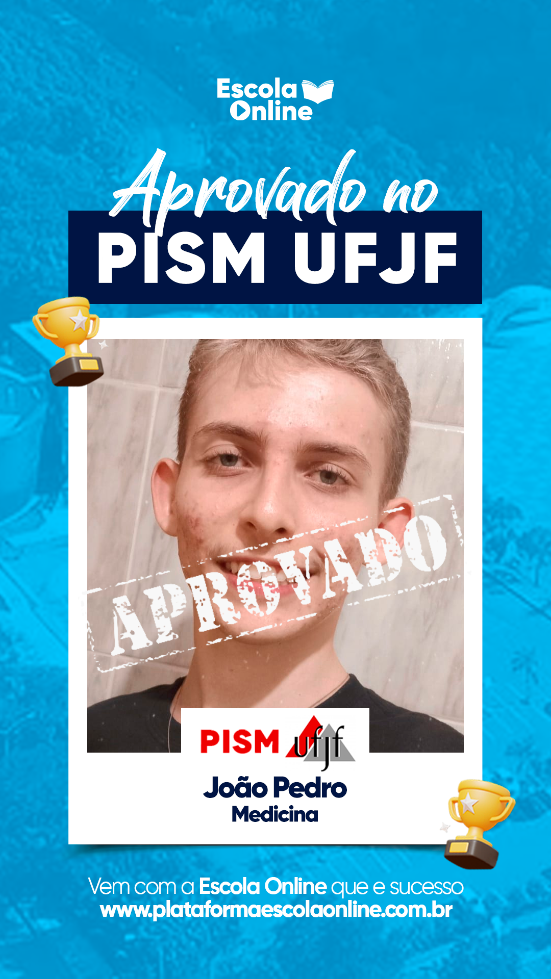 Aprovado no vestibular seriado (PISM)